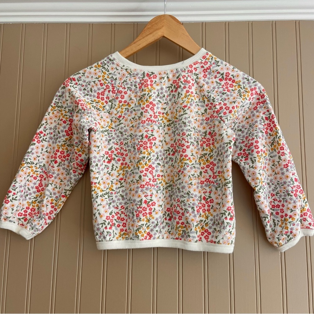 Rise Little Earthling 100% Cotton Floral Sweatshirt Child Size 5 - Picture 4 of 7
